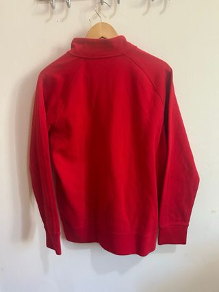 Felpa Apple Rossa con Zip