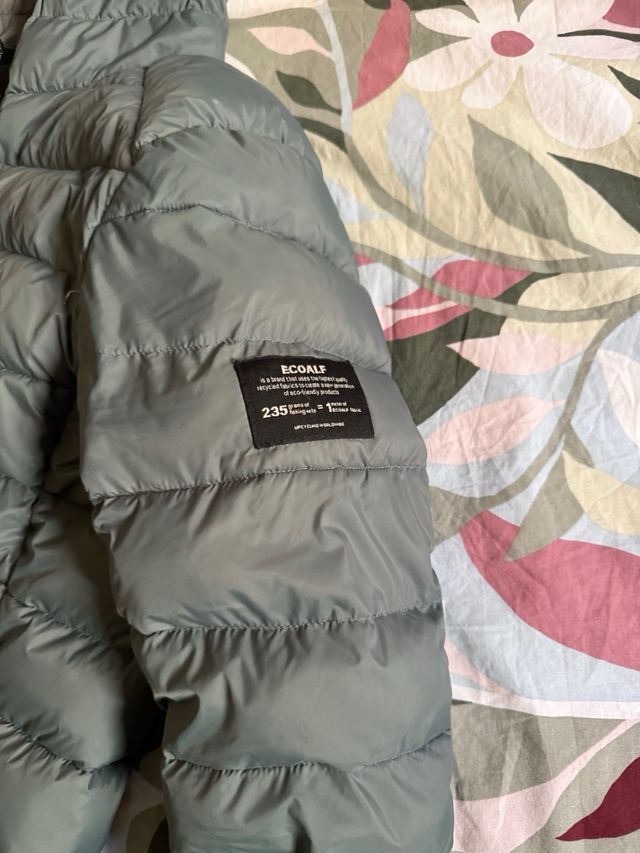 Chaqueta Ecoalf verde/gris