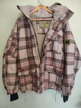 Chaqueta Quiksilver a cuadros para nieve