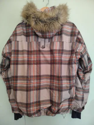 Chaqueta Quiksilver a cuadros para nieve