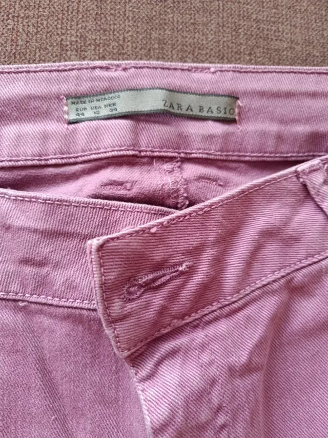 Zara Jeans Morados Talla 44