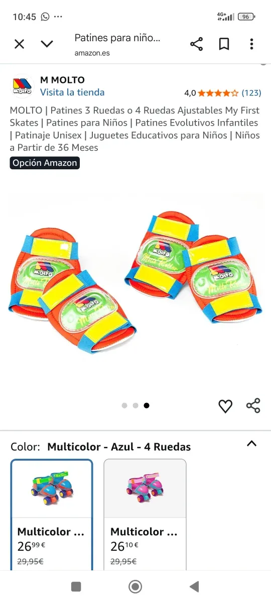 Patines Molto Infantiles Talla 25-32