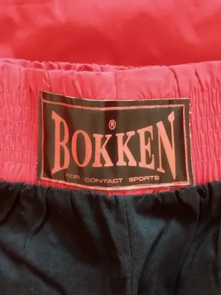Pantalón de Boxeo BOKKEN Rojo y Negro