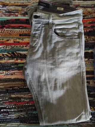 Pantalones Salsa Skinny Gris Talla L hombre