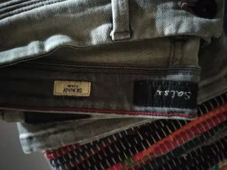 Pantalones Salsa Skinny Gris Talla L hombre