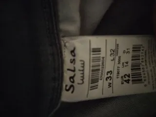 Pantalones Salsa Skinny Gris Talla L hombre