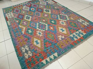 Tappeto Kilim afgano 204x155 cm