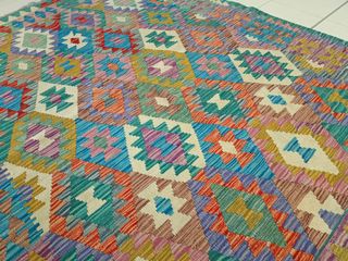 Tappeto Kilim afgano 204x155 cm