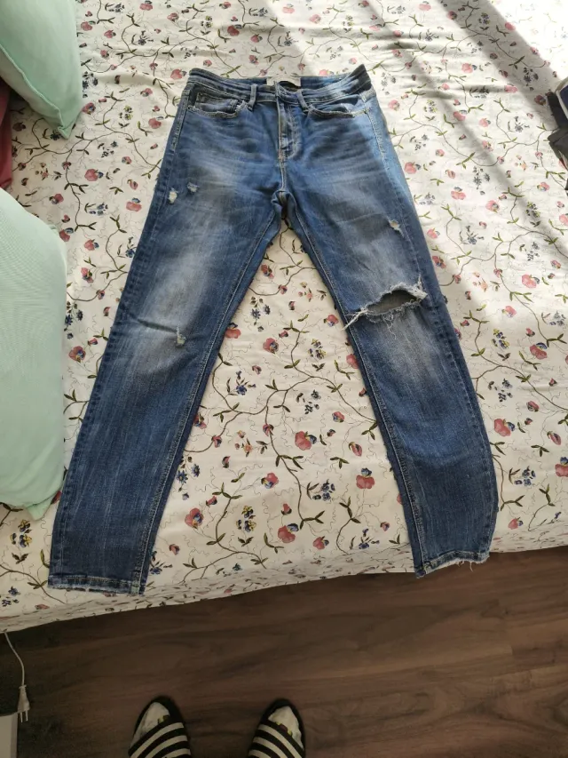 Vaqueros Stradivarius Talla 40 Mujer