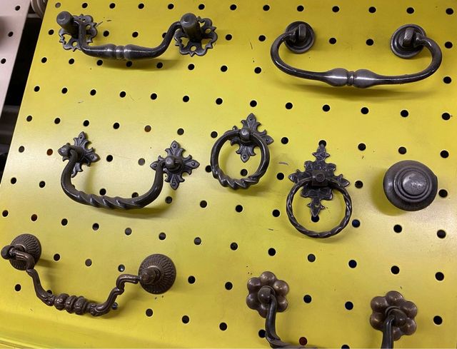 Maniglie Mobili Ottone Vintage