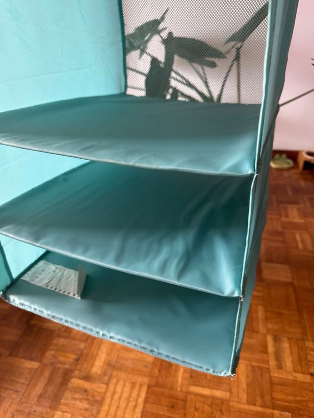 Estantería colgante de tela plegable