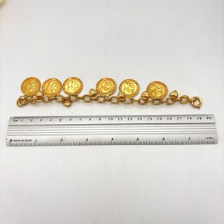 Pulsera de oro 22kt monedas