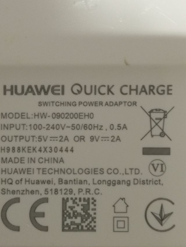 2 Cargadores USB Huawei