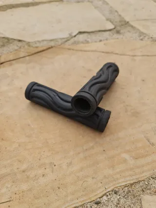 Puños de bicicleta negros