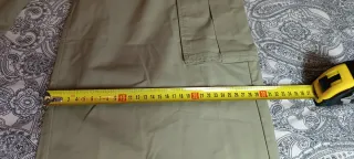 Pantalón ancho cargo verde Mango