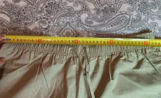 Pantalón ancho cargo verde Mango