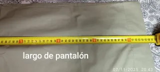 Pantalón ancho cargo verde Mango