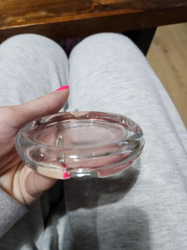 Cenicero pequeño cristal Pyrex