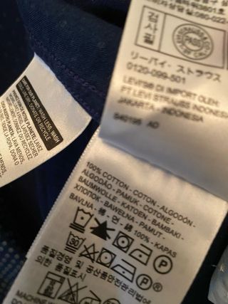 Camicia Levi's uomo fantasia pois