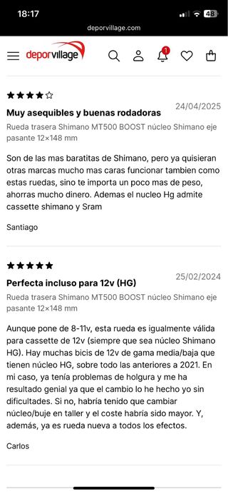 Rueda MTB 29 11 velocidades