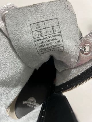 Botas Dr. Martens Plateadas Plataforma