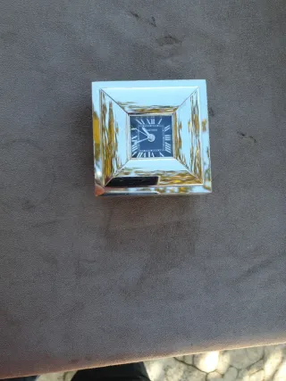 Reloj Cartier Plata y Negro