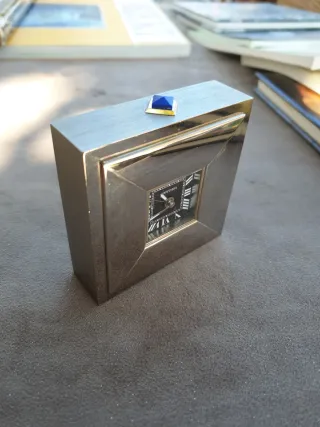 Reloj Cartier Plata y Negro