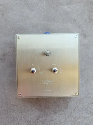 Reloj Cartier Plata y Negro