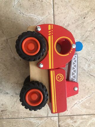 JUGUETE Cochecito de madera infantil