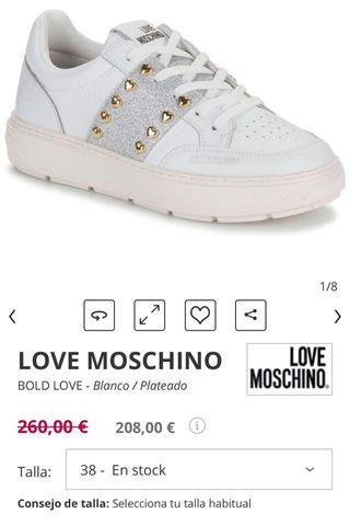 Zapatillas Love Moschino + REGALO Bolso Moschino