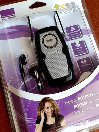 Radio de bolsillo AM/FM Tm electron