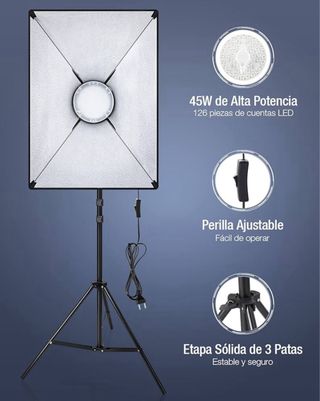 Trípode y foco de grabación Ombar