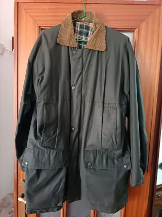 Abrigo encerado  verde