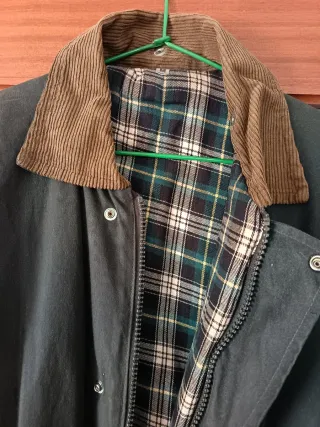 Abrigo encerado  verde