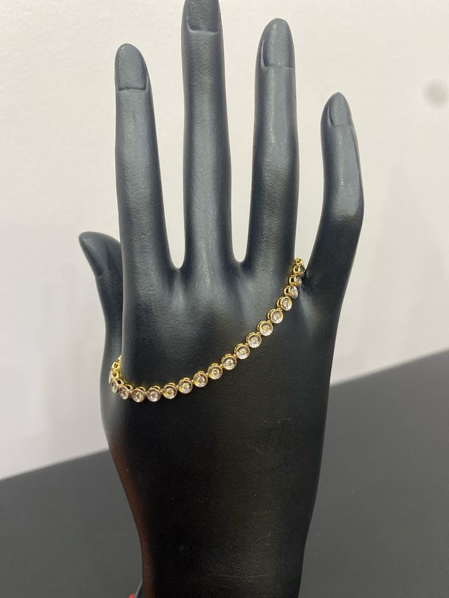 Pulsera Oro 18k Circonitas