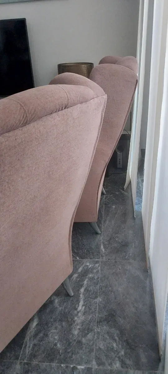 Pareja de butacas de tela