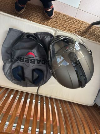 Casco Moto Negro Caberg Talla L