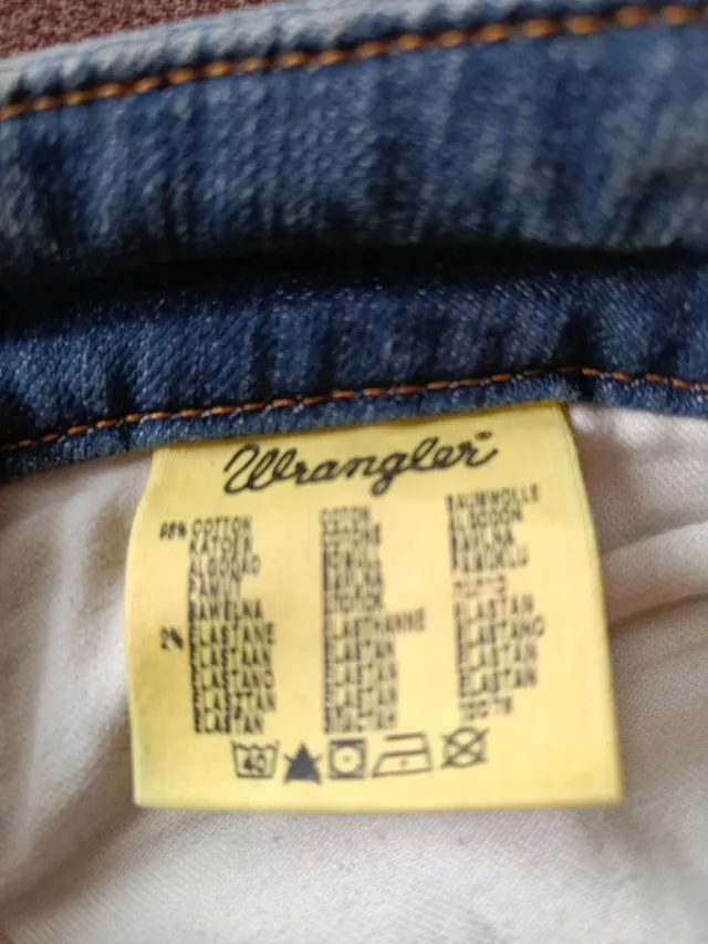Jeans Wrangler Azules talla W33 L34 42