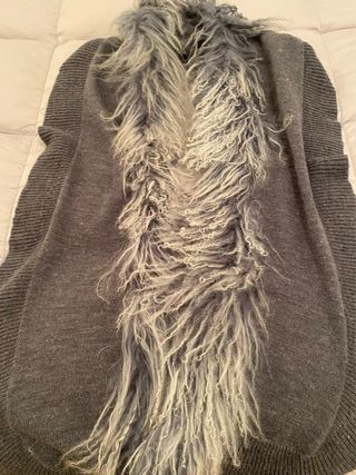 Scialle mantella Patrizia Pepe grigio