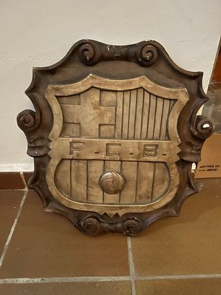 Escudo FCB Escayola Decorativo