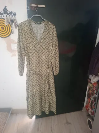 Vestido estampado mujer