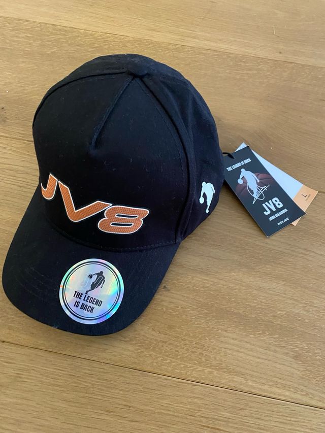 Gorra JV8 Negra Talla L Nueva Con Etiquetas