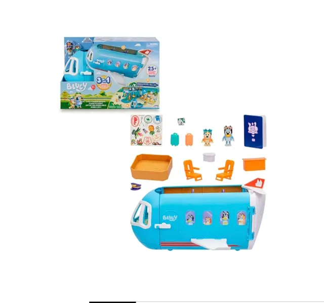 Avión Bluey 3 en 1 nuevo y precintado 