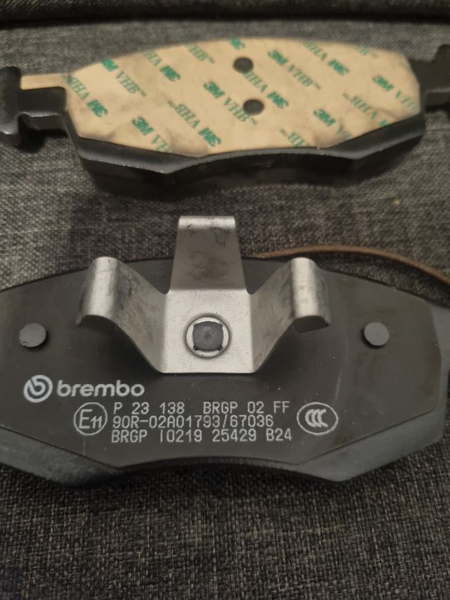 Pastillas Freno Delantero Brembo Fiat