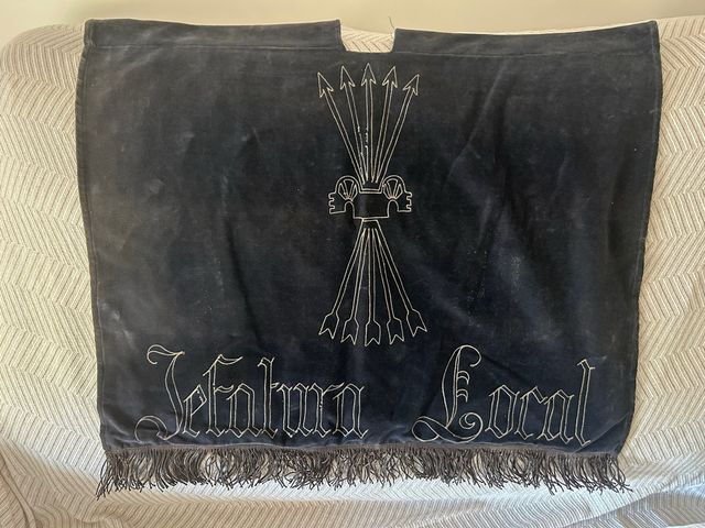 Bandera Falange Jefatura Local Años 40