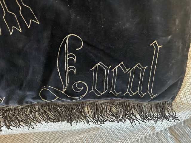 Bandera Falange Jefatura Local Años 40