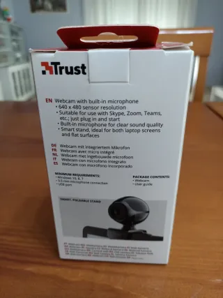 Webcam Trust Exis Negra