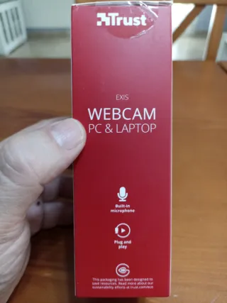 Webcam Trust Exis Negra