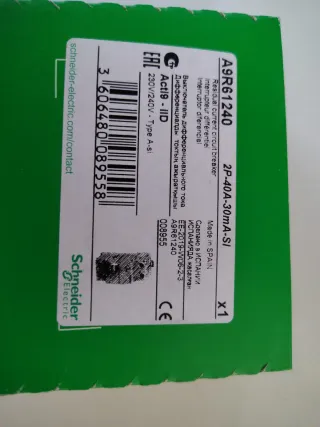 Interruptor Diferencial 2P-40A-30mA-SI