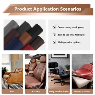 Kit Reparación Cuero Grande Cinta Marrón